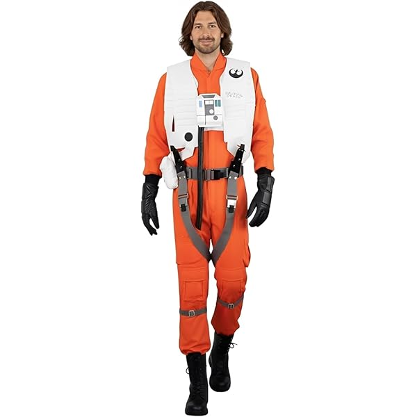 USAF TRADE WING フライトスーツ Amazon.com: X-wing TFA RESISTANCE PILOT Jumpsuit Chest Box Vest