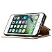 iPhone 7 PU Leather Flip Case, Labato Protective View Window Flip Stand Magnetic Case with Soft TPU Back Cover for iPhone 7 Black Lbt-IP7-11H10
