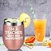 Teacher Gifts for Women - Coolife Wine Tumbler