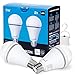 Hyperikon Rechargeable Emergency Bulb, A21 7W=50W, E26, Battery Powered LED Light Bulb, UL, Soft White, 2 Pack