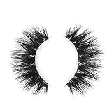 BEPHOLAN Mink Lashes | 100% Siberian Mink Fur False Eyelashes | Dramatic Round Look | 3D Layered Effect | 100% Handmade & Cruelty-Free | Reusable | XMZ10