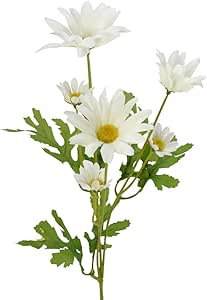 Artificial margaritas Daisy flores tallo: Amazon.es: Hogar