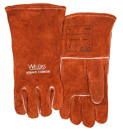 MIG/MAG Handschuh 10-2392, XL, lavabraun Schweisserhandschuhe Kevlar
