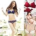 Daxin Lady Women Girl Lace Floral Bra Underwear Underwire Push Up Bra Set Cup A-C