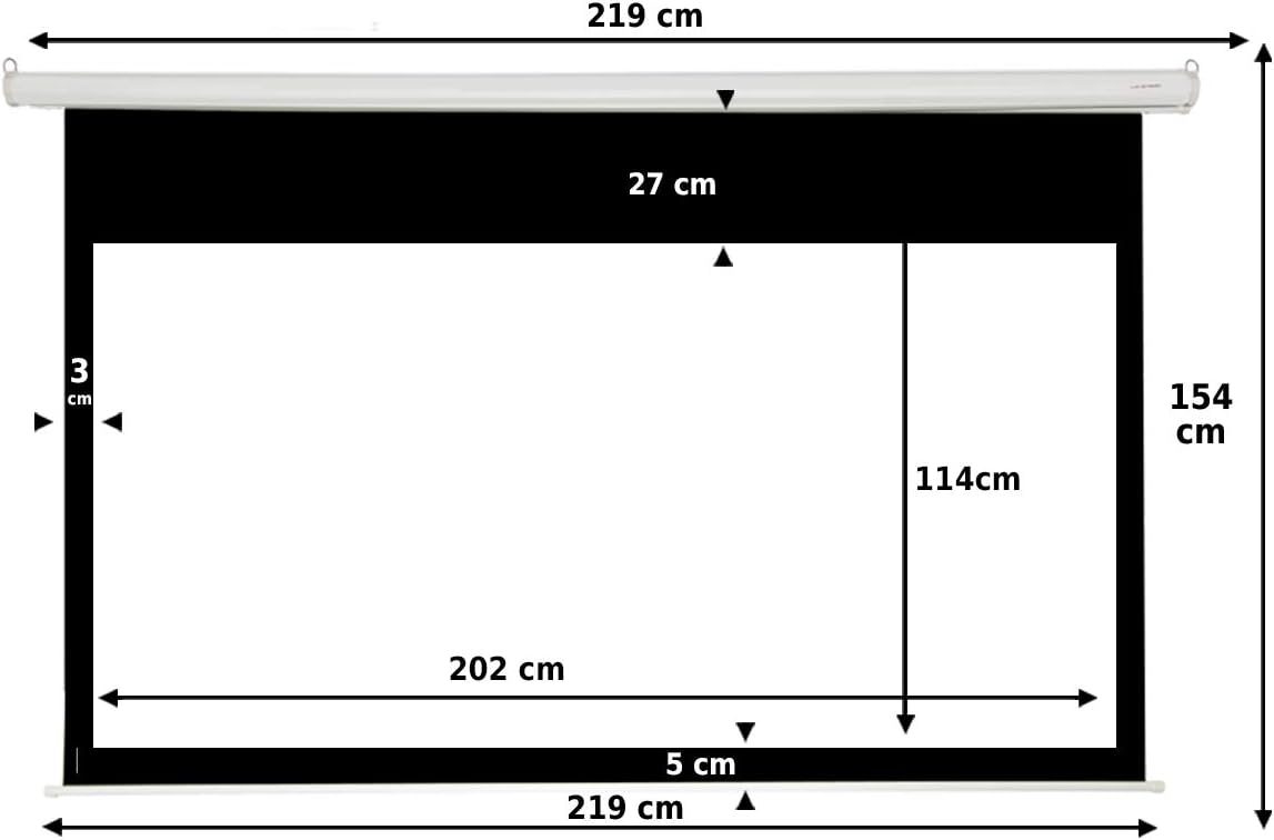 Pantalla de proyeccion Manual Luxscreen 92