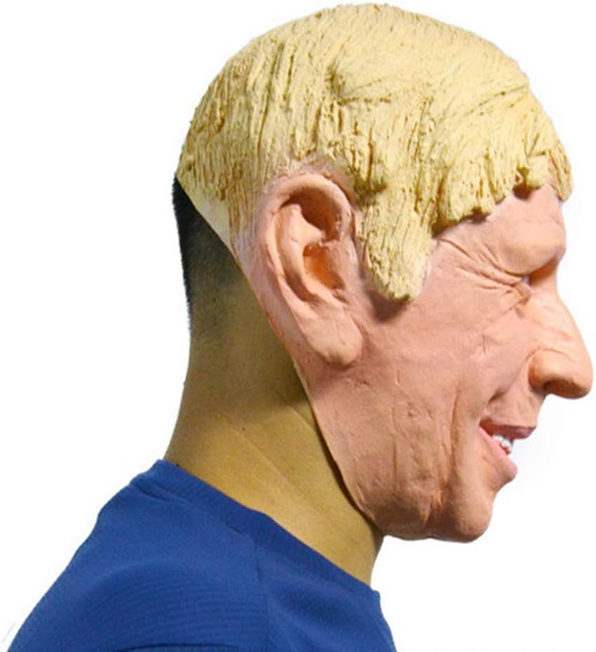 Amazon Com Lxfmz Boris Johnson Mask Full Fead Helmet Halloween Cosplay Mask Props Halloween Mask Props Full Head Mask Halloween Costumes Cosplay Mask 3 Pieces Home Kitchen