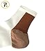 Presadee (BIG & TALL 3XL) White Gold 20-30 mmHg Medical Grade Zipper Compression Calf Energy Shin Leg Circulation Socks