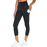 Marika Womens Morgan Tummy Control Pocket Capri Legging