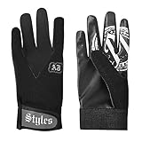 AJ Styles P1 Logo Pro Wrestling Fight Gloves-Black