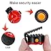 ELCONTOR USB Rechargeable Safety Light 2 Pack Clip Light for Running, Walking, Jogging LED Lights, Flashing/Warning, Strobe