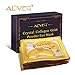 ALIVER 10pack Crystal 24K Gold Collagen Eye Mask - Anti Aging, Wrinkles, Moisturising, Blemishes, Firming, Toning, Dark Circles, Smoothing Skin, Natural Lift