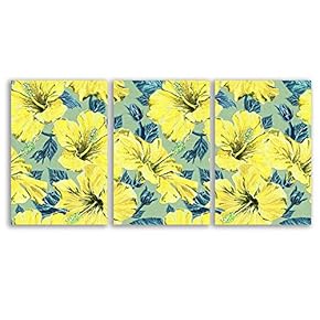 3 Panel Blossoms Painting Wall Bedroom Living House...