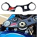 Carbon Fiber Triple Tree Upper Top Clamp 3D Sticker Emblem Accessories for Suzuki Gixxer GSXR 600 750 2006-2016