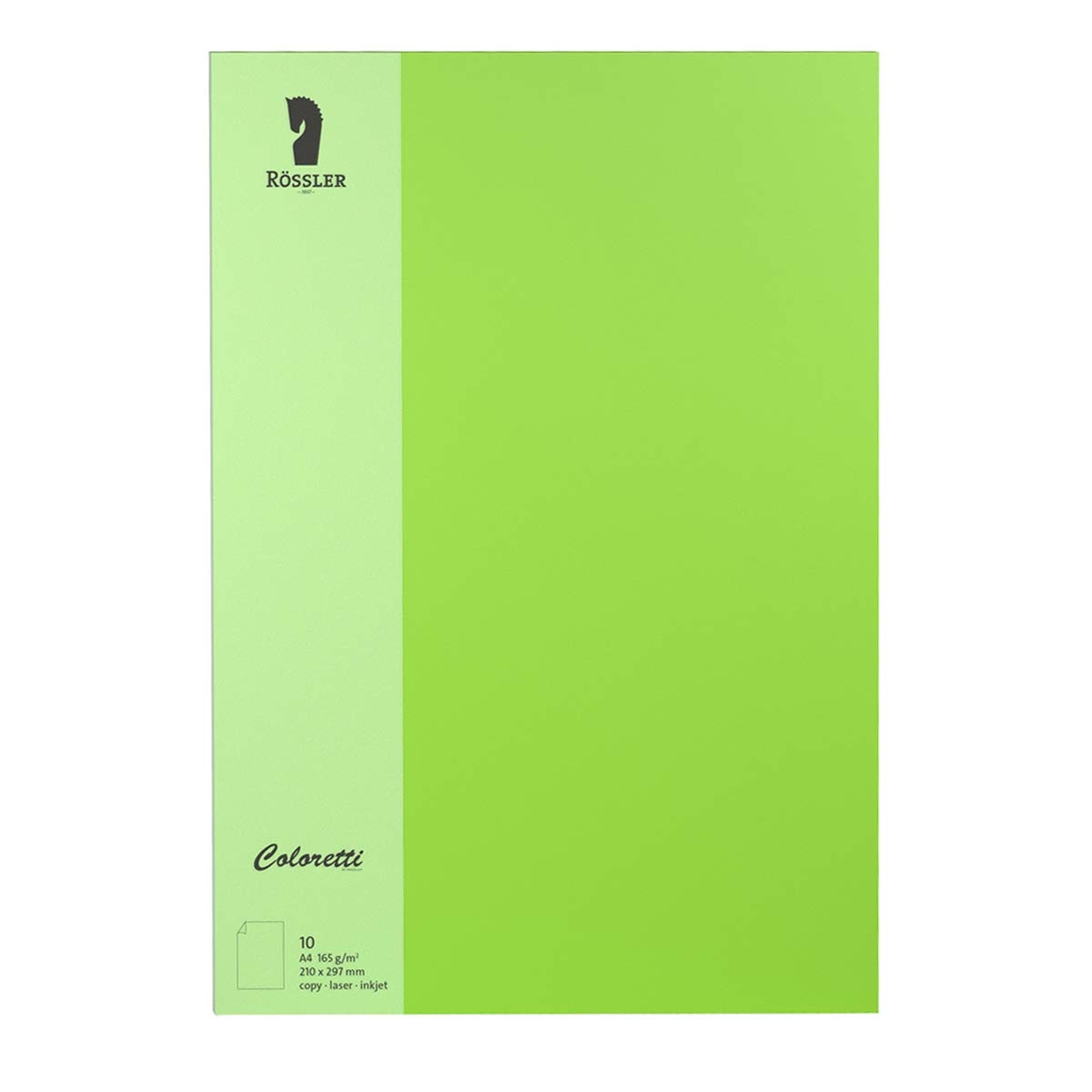 Rössler Coloretti Writing Paper 165 g/m² Light Green