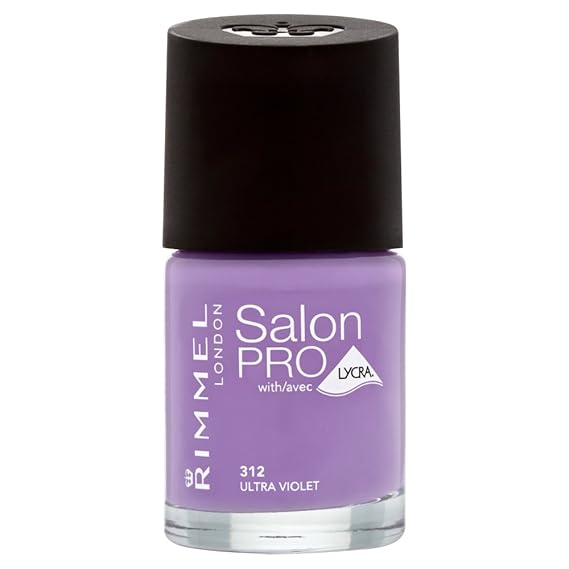 Rimmel Salon Pro Nail Polish, Ultra Violet Amazon.co.uk Beauty