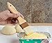 2-Inch Pastry Brush with Boar Bristles and Lacquered Hardwood Handle, Basting BBQ Marinade Brush, Kitchen/Cooking Brushes