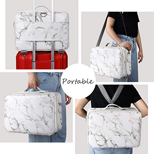 MONSTINA Cosmetic Bags 3 Layer Cosmetic Organizer Makeup Case Beauty Artist Storage Brush Box with Shoulder Strap 2 MONSTINA Cosmetic Bags 3 Layer Cosmetic Organizer Makeup Case Beauty Artist Storage Brush Box with Shoulder Strap