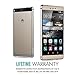 Huawei P8 Case - MoKo Halo Series Back Cover with TPU Cushion Technology Corners + Clear Back Panel Bumper Cover for Huawei P8 5.2 Inch Smartphone 2016 Release, Crystal CLEAR