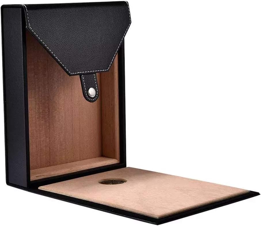 VIY Caja De Cigarros Humidor De Madera Caja De Cigarros Portátil De