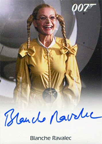 James Bond Archives 16 Autograph Card Blanche Ravalec As Dolly At Amazon S Entertainment Collectibles Store
