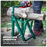 Sealey LC300ST Log Stand Heavy Duty 230mm Capacity Foldable Chainsaw Compatible view 12
