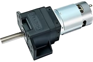 DOCYKE 6-24v 200W DC Planet Gear Motor 90kg.cm High Torque Mini Metal Geared Motor for DIY Robot Rotating Table Door Lock Curtain Machine