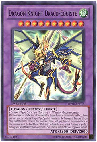 Yu-Gi-Oh! - Dragon Knight Draco-Equiste (DP10-EN016) - Duelist Pack 10: Yusei Fudo 3 - Unlimited Edition - Super Rare