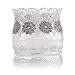 LAGUTE 5PCS Vintage Classic Luxury Bathroom Bath 3D Decor Accessories Collection Set for Hotel & Home with Soap dispenser, Toothbrush Holder, Toothbrush Cup, Soap Dish (White)