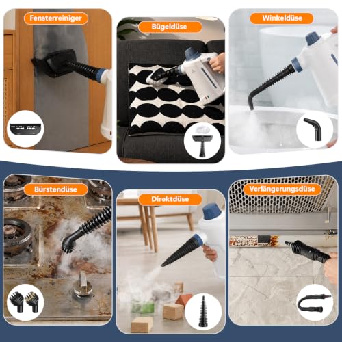 Traumheim Steam Cleaner 3 Bars 230°F Chemical Free for Gaskets and Lime