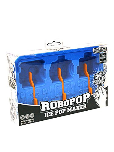 DZine Ice Cube Tray Robot Blue 19 x 12 x 3 cm