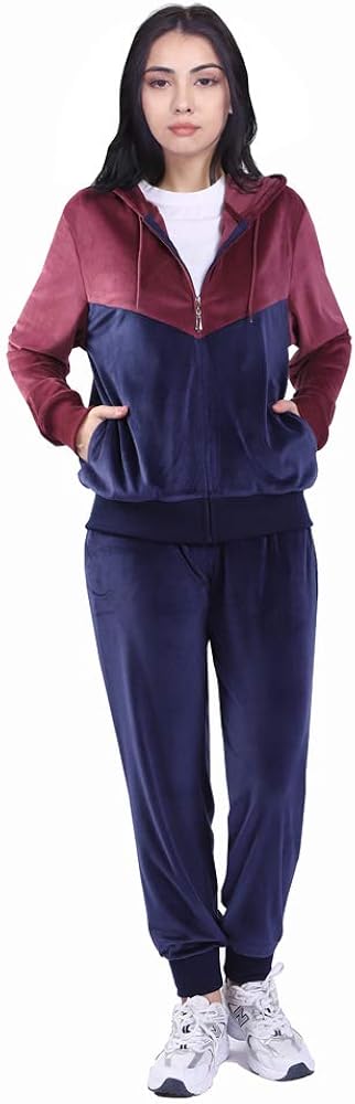 velour jogging outfits