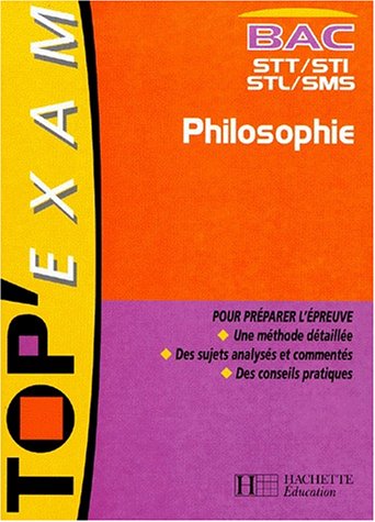 Philosophie, Bac STT-STI, STL-SMS
