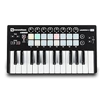 Novation Launchkey Mini 25-Note USB Keyboard Controller for Ableton Live, MK2 Version (LAUNCHKEY-MINI-MK2)
