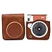 Sunmns Retro Vintage PU Leather Protective Case Bag Cover Compatible with Fujifilm Instax Mini 90 Instant Film Camera, Brown