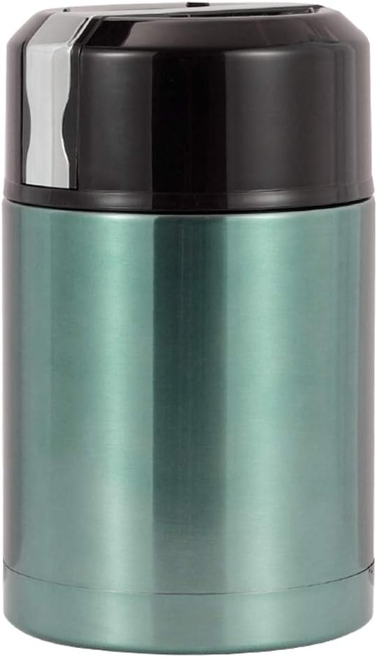 URBEST Thermoses, 1L Large Food Jar Double-layer Stainless Steel Vacuum Insulated Leak-proof with Portable Lid (1L, Blue)