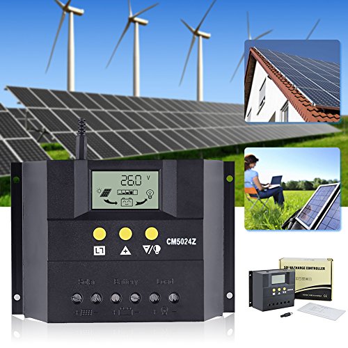 Sun YOBA Solar Charge Controller Solar Controller 50A 12V 24V CM5024Z - Thumbnail 7