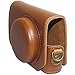CLANMOU G7X G7 X Mark ii Camera Case Compatible PowerShot Digital Camera with Camera Strap Brown