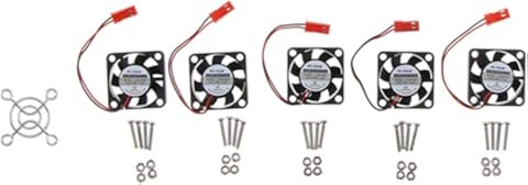 SDENSHI Kit De Caja Apilable De Acrílico Transparente Raspberry Pi con Ventiladores De Refrigeración