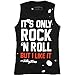 Rolling Stones Women's It's Only Rock And Roll Destroyed Womens Tank Black
