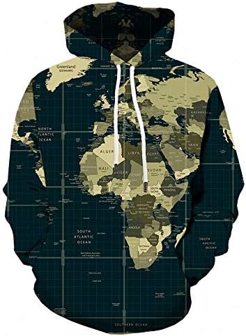 WDDGPZ1 Sweatshirt 3D Psychedelic Hoodies Men Sweatshirt Graffiti 3D Print Hoodie Harajuku Colorful Mens Clothing Pullover Hooded Streetwear