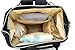 Designer Baby Diaper Bag Backpack - Multi Function Waterproof Portable Travel Nappy Bags for Boy Girl Newborn Baby Care Cute Eco Large Small and Mini Mom Tote Bag (Orange)