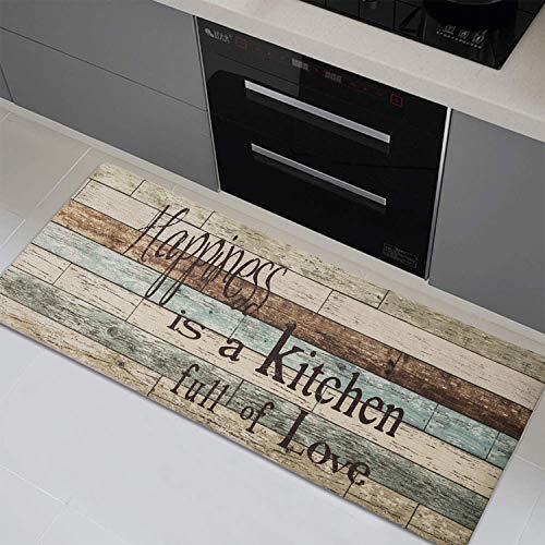 FRESHMINT Farmhouse Kitchen Mats Cushioned AntiFatigue Comfort Mat for Home & Office