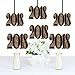 Big Dot of Happiness 2025 Gold Graduation Decorations, 2025 Graduation Cut-Outs, DIY Graduation Party Essentials, Set of 20