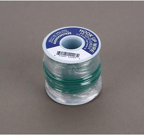 100' Stranded Wire 22 Gauge, Green by Miniatronics Corp
