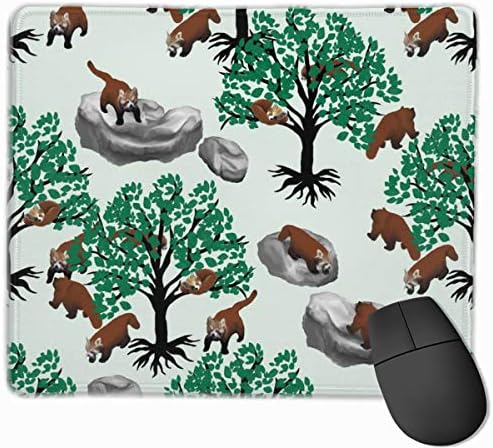 A Red Panda Dream Mouse pad Mousepad Nonslip Rubber Backing 10" X 12"