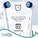 Compatible with Oral-B Electric Toothbrush Sensitive Replacement Head Generic - 8-Pack | Gentle-Action Tooth Brush Heads with Dupont Bristles | Sensitive Gums & Teeth & Gentle Whitening Action | Braun