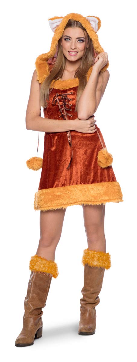 Folat - Sexy Fox Dress with Hood and Tail - Size: S-M