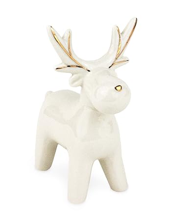 Exner Elch Ivory Weißsilber Im 2er Set Weihnachtsdeko