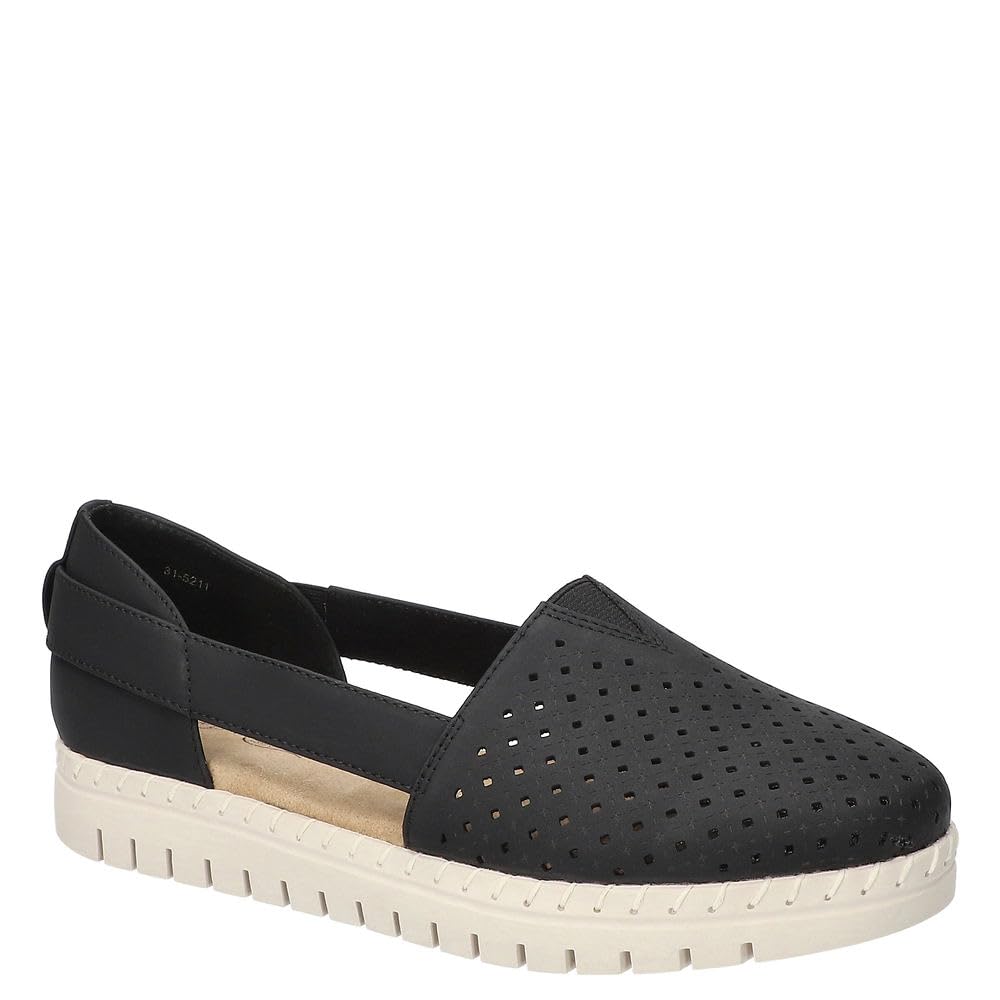 Easy Street Women’s Fedra Sneaker, Black, 12