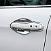KUST mw3968w Chrome Door Handle Covers, Side Door Handle Hardware fit for Honda 2015 2016 CRV Handle Bomb Trim,Pack of 4 Pieces of Exterior Door Handle Protector